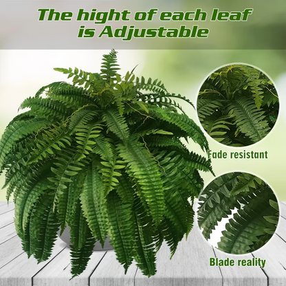【𝐎𝐟𝐟𝐢𝐜𝐢𝐚𝐥 𝐔𝐒 𝐒𝐭𝐨𝐫𝐞】🏡🌿 𝐀𝐫𝐭𝐢𝐟𝐢𝐜𝐢𝐚𝐥 𝐁𝐨𝐬𝐭𝐨𝐧 𝐅𝐞𝐫𝐧 · 𝐔𝐕-𝐑𝐞𝐬𝐢𝐬𝐭𝐚𝐧𝐭 𝐋𝐢𝐟𝐞𝐥𝐢𝐤𝐞 𝐅𝐚𝐮𝐱 𝐏𝐥𝐚𝐧𝐭 · 🌱𝐅𝐮𝐥𝐥 & 𝐍𝐚𝐭𝐮𝐫𝐚𝐥 𝐆𝐫𝐞𝐞𝐧𝐞𝐫𝐲 𝐟𝐨𝐫 𝐈𝐧𝐝𝐨𝐨𝐫 & 𝐎𝐮𝐭𝐝𝐨𝐨𝐫 𝐃𝐞𝐜𝐨𝐫
