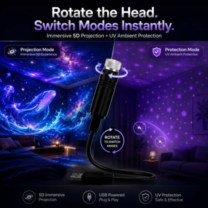🌌𝐓𝐨𝐩𝐚𝐜𝐦𝐞® 5D 💡Night Light Projector