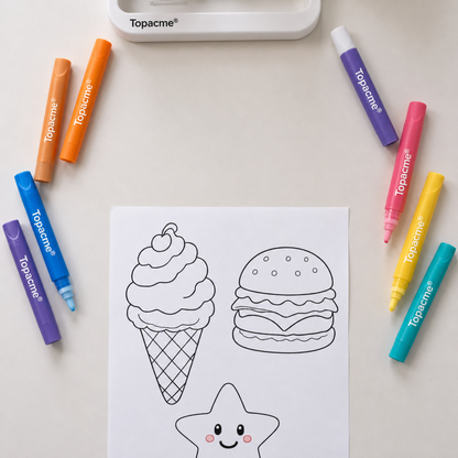 Topacme® 3D Puff Art Pens – Draw, Heat & Watch It Rise
