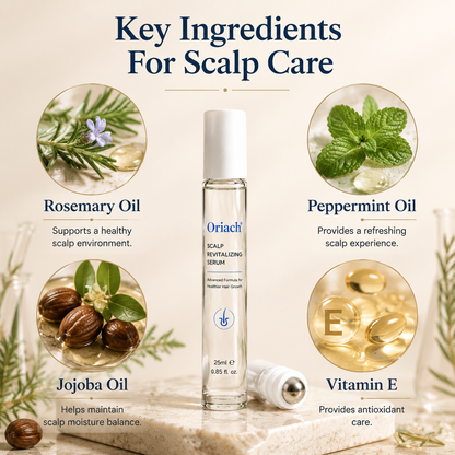 ⭐𝐎𝐫𝐢𝐚𝐜𝐡® 𝐒𝐜𝐚𝐥𝐩 𝐑𝐞𝐯𝐢𝐭𝐚𝐥𝐢𝐳𝐢𝐧𝐠 𝐑𝐨𝐥𝐥-𝐎𝐧 𝐒𝐞𝐫𝐮𝐦 — 𝐓𝐚𝐫𝐠𝐞𝐭𝐞𝐝 𝐒𝐜𝐚𝐥𝐩 𝐂𝐚𝐫𝐞 𝐟𝐨𝐫 𝐓𝐡𝐢𝐧𝐧𝐢𝐧𝐠-𝐏𝐫𝐨𝐧𝐞 𝐀𝐫𝐞𝐚𝐬 & 𝐅𝐮𝐥𝐥𝐞𝐫-𝐋𝐨𝐨𝐤𝐢𝐧𝐠 𝐇𝐚𝐢𝐫