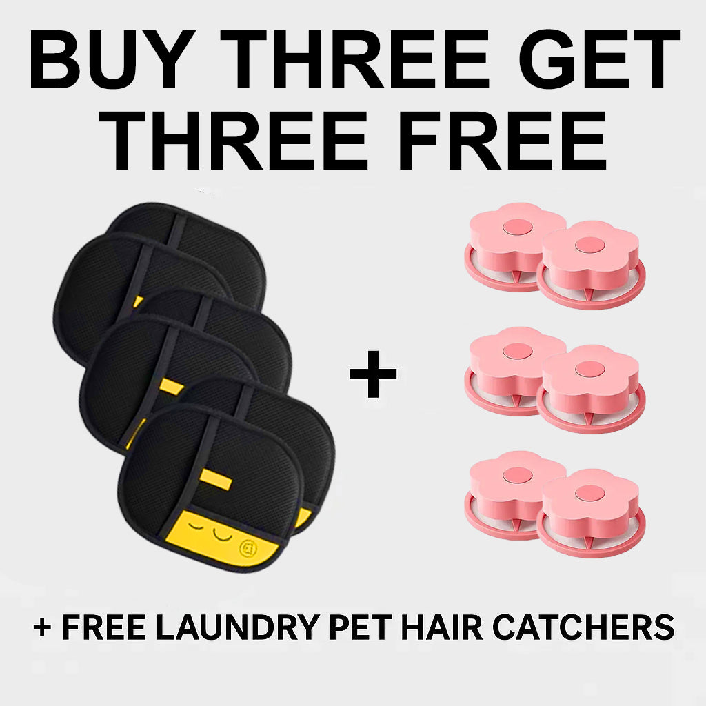 Buy 3 ，Get 3 Free  (6Gloves)+FREE 6-Pack Laundry Hair Catchers