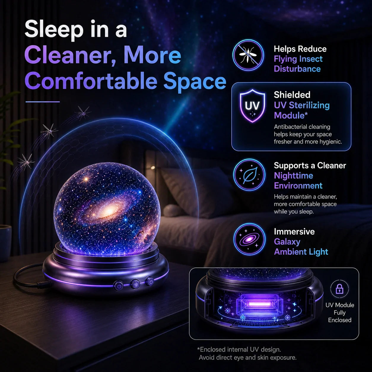 🌌🔮Topacme® Night Light Projector 🧸