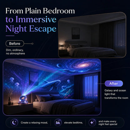 🌌 𝐓𝐨𝐩𝐚𝐜𝐦𝐞® Dynamic ambient projector light⭐