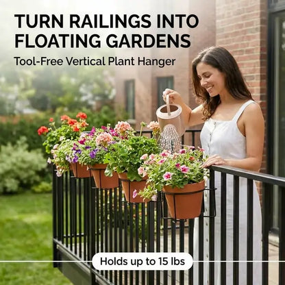 Hanging Flower Pots for Home Kitchens are Commonly Used On Balconies with Iron Hollow Hanging Leaves to Decorate The Stable Garden Green Well Hanging Flower Baskets (Champagne)