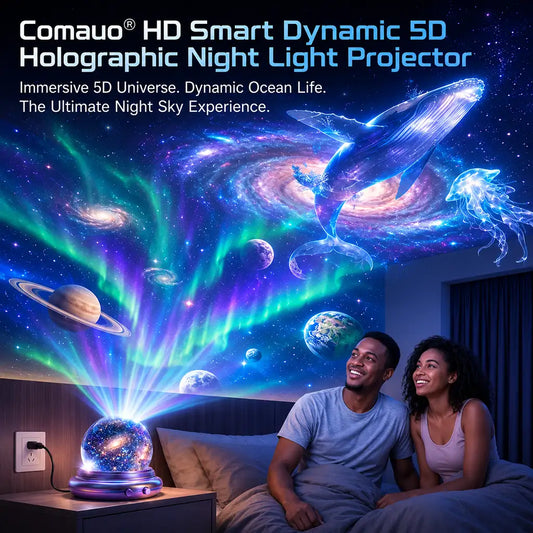 🌌✨Topacme® 5D Night Light Projector — Smart Dynamic Lighting for Bedrooms & Kids’ Rooms🧸