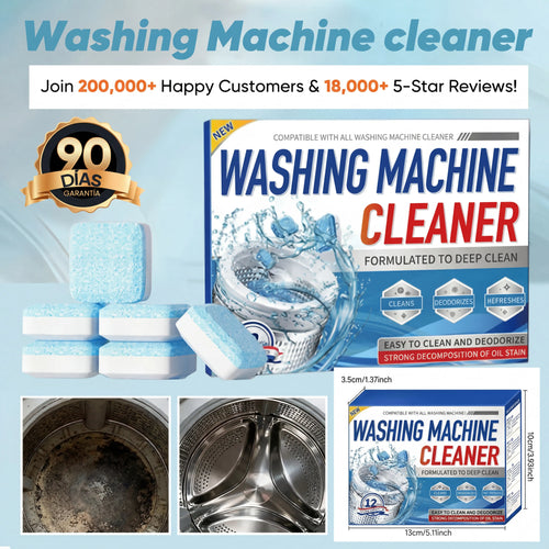 Washing machine cleaning tablets, descaling agent, suitable for automatic and semi-automatic washing machines, household/commercial use Household Cleaners Home Goods