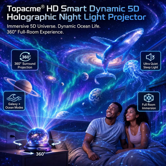 🌌 𝐓𝐨𝐩𝐚𝐜𝐦𝐞® Dynamic ambient projector light⭐