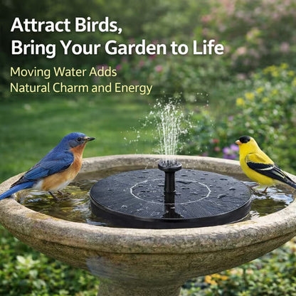 【Official Garden Store】☀️⛲ SolarFlow Eco-Smart · 6-in-1 Solar Fountain Pump · Floating Pool Fountain for Garden, Patio & Pool Parties — No Wiring, Just Sunlight, Starts in Seconds!