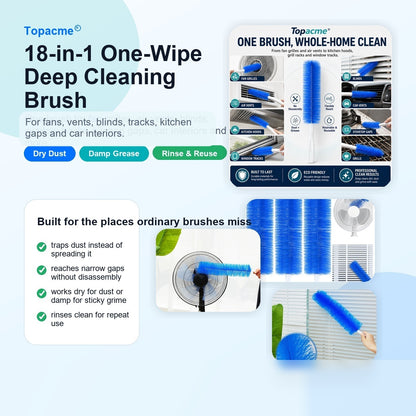 Topacme 18-in-1 cleaning brush - 1