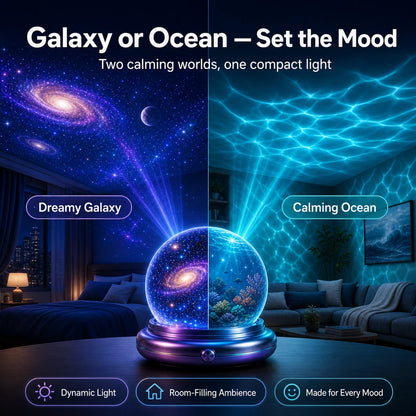 🌌 𝐓𝐨𝐩𝐚𝐜𝐦𝐞® Dynamic ambient projector light⭐